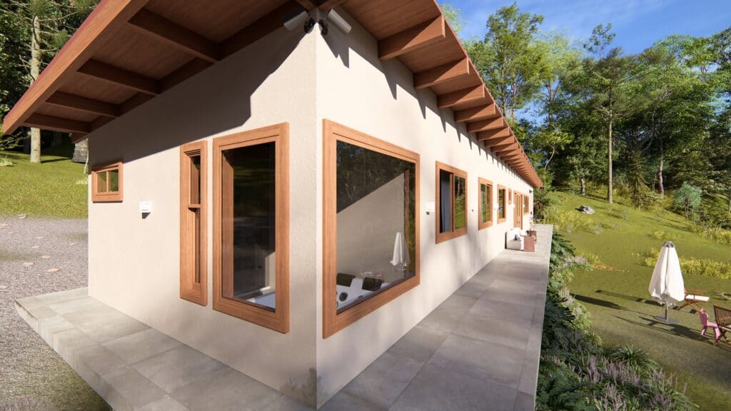 Casa de Campo Alfredo Wagner - vista externa 1