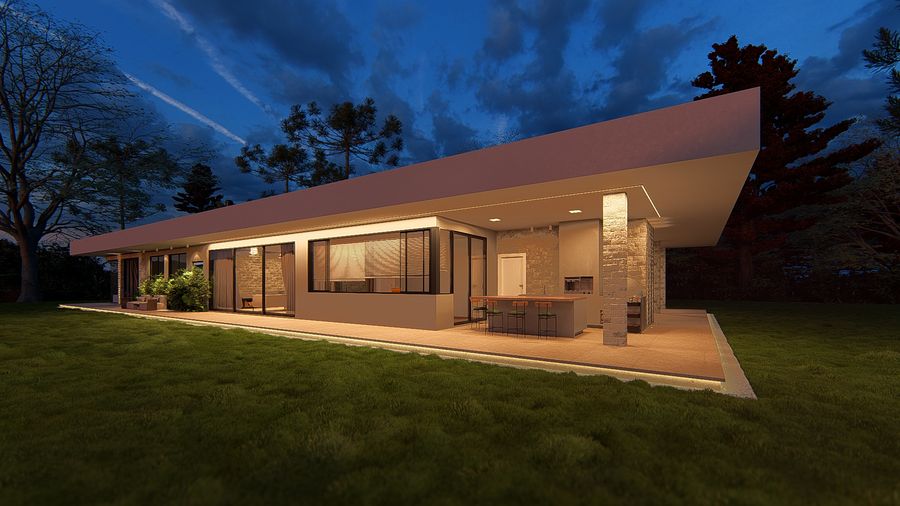 Casa de Campo Alfredo Wagner - vista externa 2